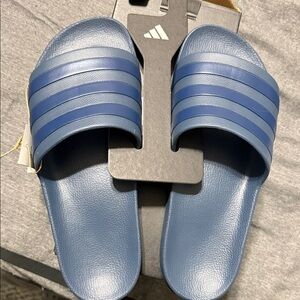 Adidas Navy Slide Sandals